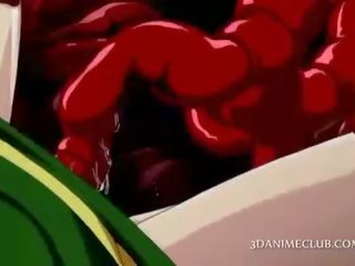 Rumaja hentai x rated clip slaves wrapped and fucked by tentacles