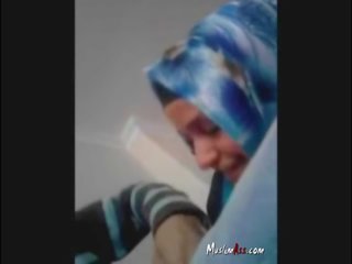 Hijab turkish Turban Sucking cock