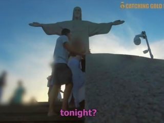 Fantastic porno with a braziliýaly köçe gyz picked up from christ the redeemer in rio de janeiro