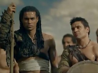 Spartacus - all desirable scenes - Gods of The Arena