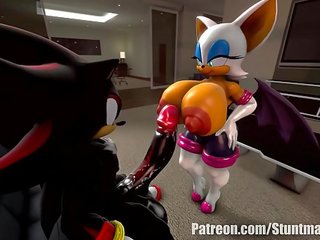 Rouge und shadow (commission: jimmythereptile)