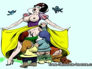 Snowwhite și dwarfs sex clamă parodie